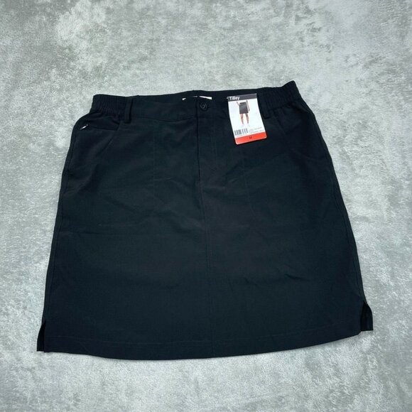 Tilley Ladies Outdoor Trek Skort Black Medium Lightweight Durable a1590 - Picture 1 of 8